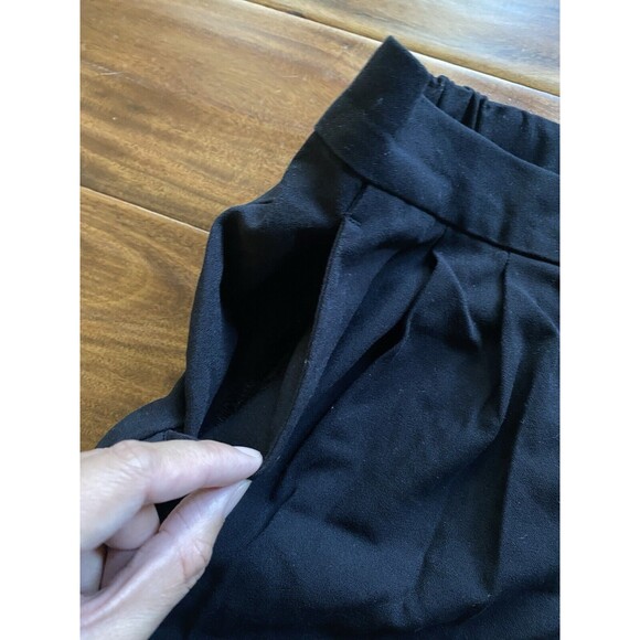 BANANA REPUBLIC Womens Size 2 Black Pull On Cropped Pants Pockets Summer#138 - Picture 5 of 7